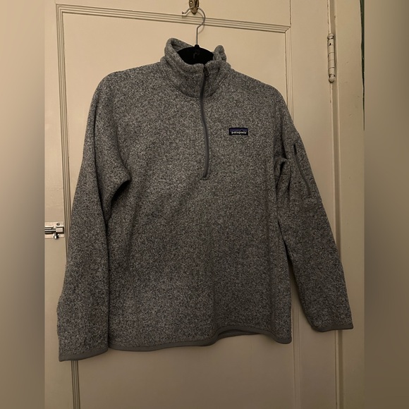 Patagonia Tops - Patagonia Men's Zip-Up Sweater in Heather Gray